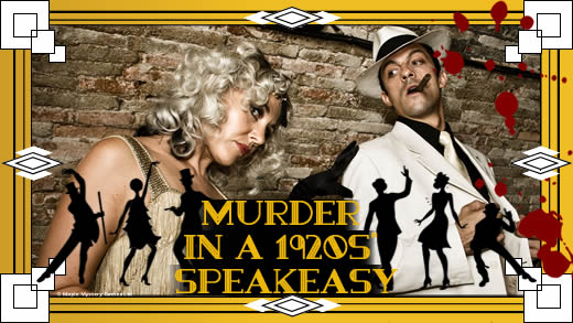 1920s' speakeasy murder mystery party