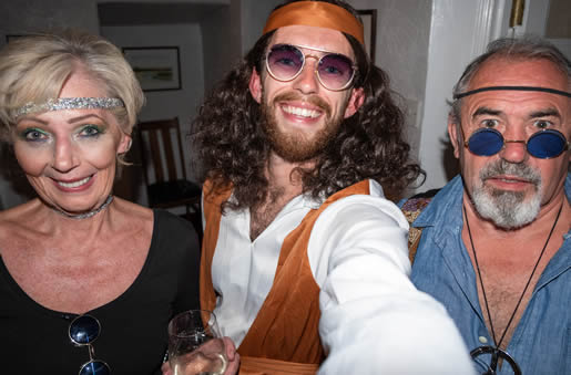 70s murder mystery arty - Storm, Bella and Don