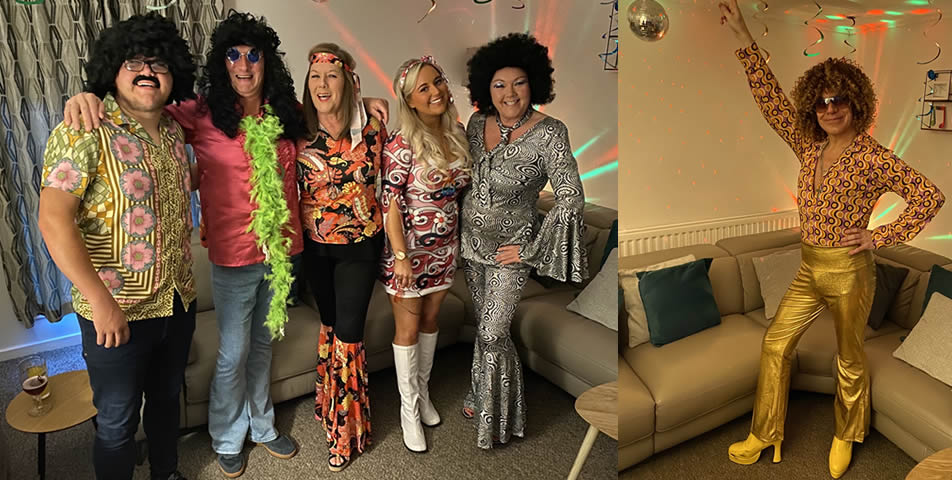 Aileen's disco mystery party