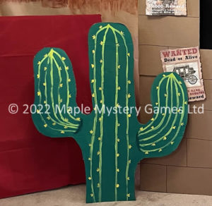 Cactus made out of cardboard