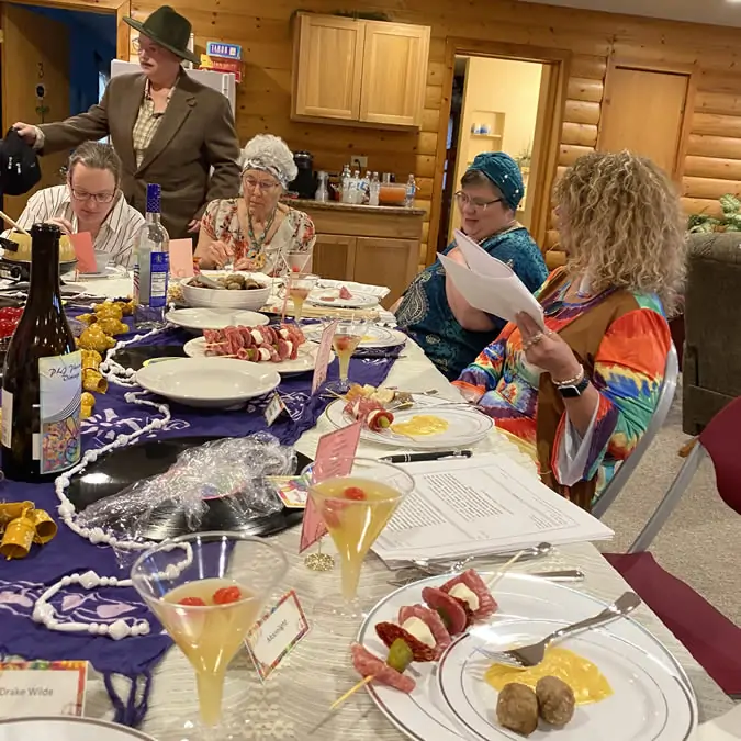 Carol's murder mystery dinner