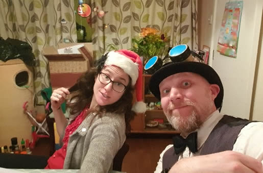 Christmas murder mystery party - Bear and Merry