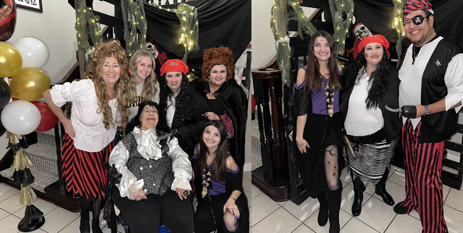 Doris's pirate murder mystery party