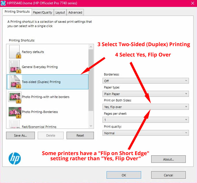 Septs 3 and 4 for double-sided printing
