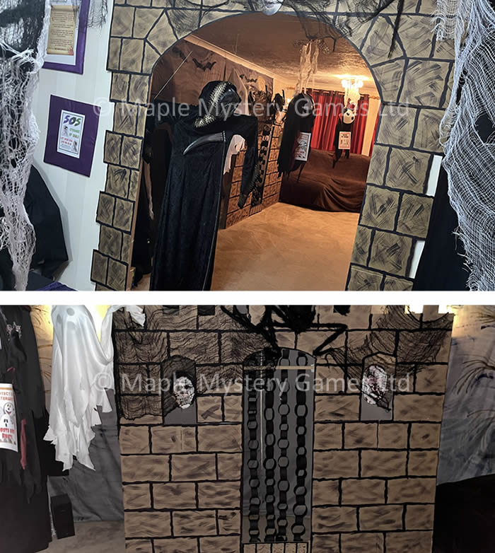 Haunted horror castle decorations