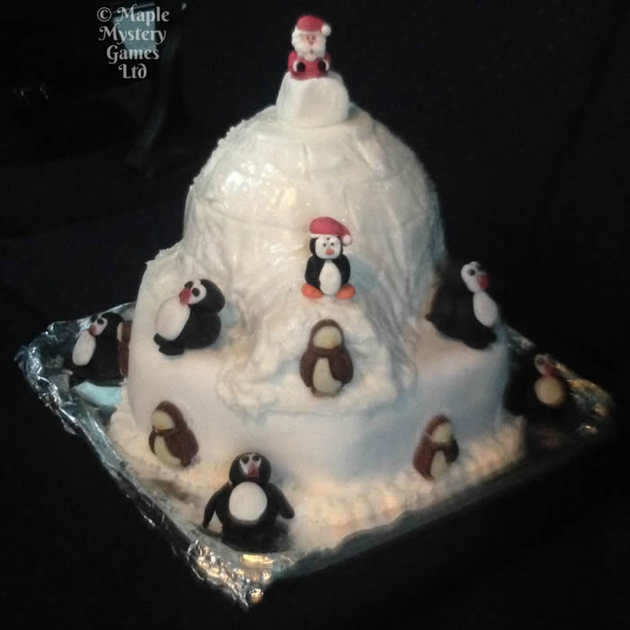 Igloo Santa Cake