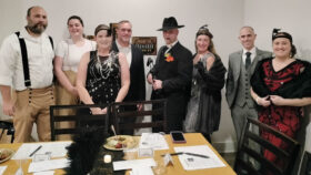 Jessica's swell speakeasy murder mystery party