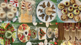 North Pole party food - a make-ahead cold buffet for adults