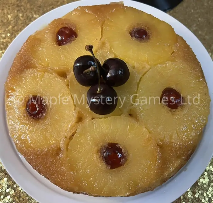 Pineapple upside down cake