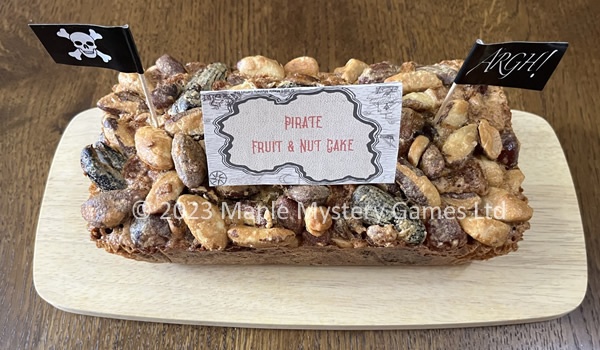 Pirate fruti and nut cake