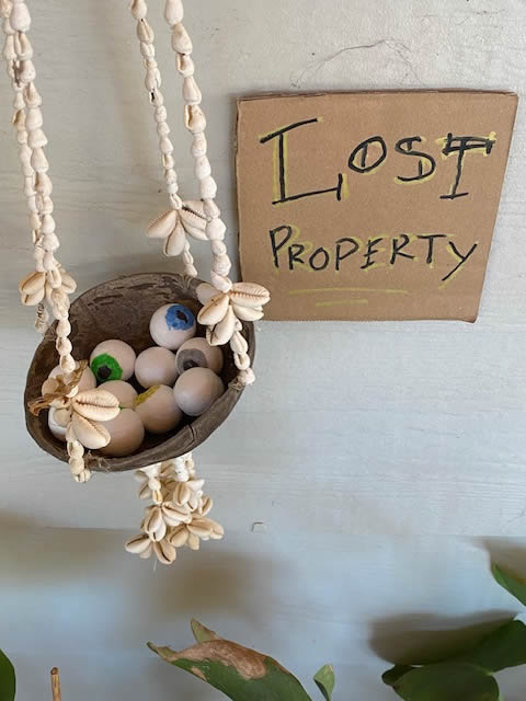 Lost property - glass eyes