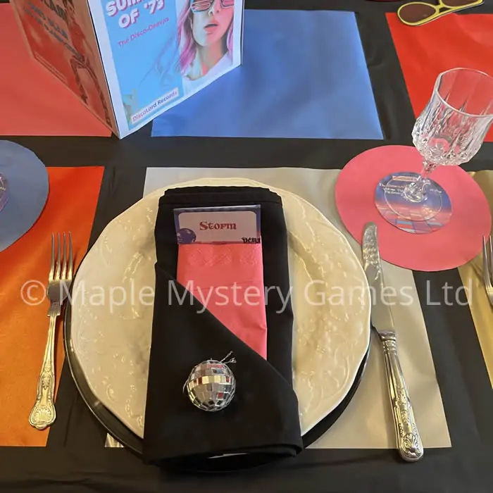 Records as placemats and coasters