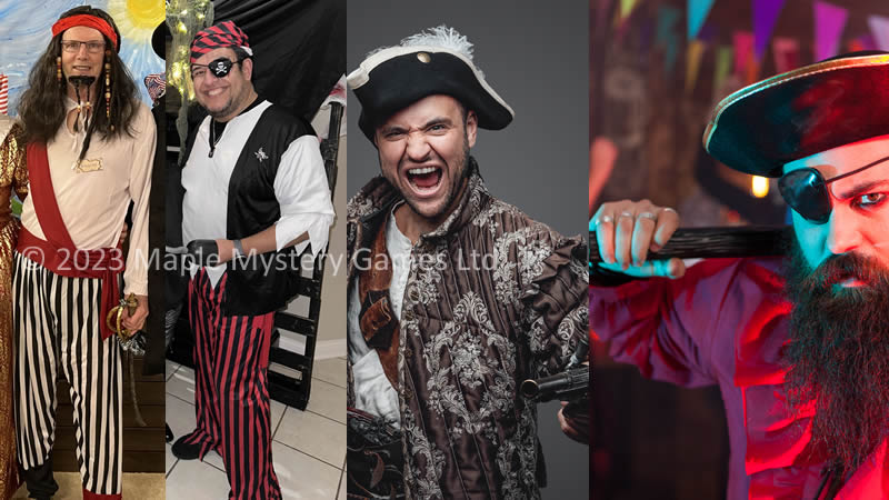 Ruthless male pirate costumes
