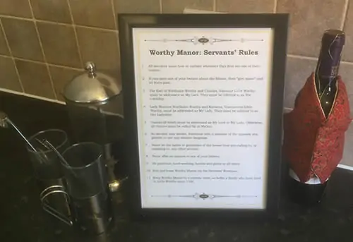 Servants' Rules