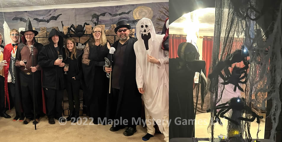 Spooky party based on Murder at Horror Castle